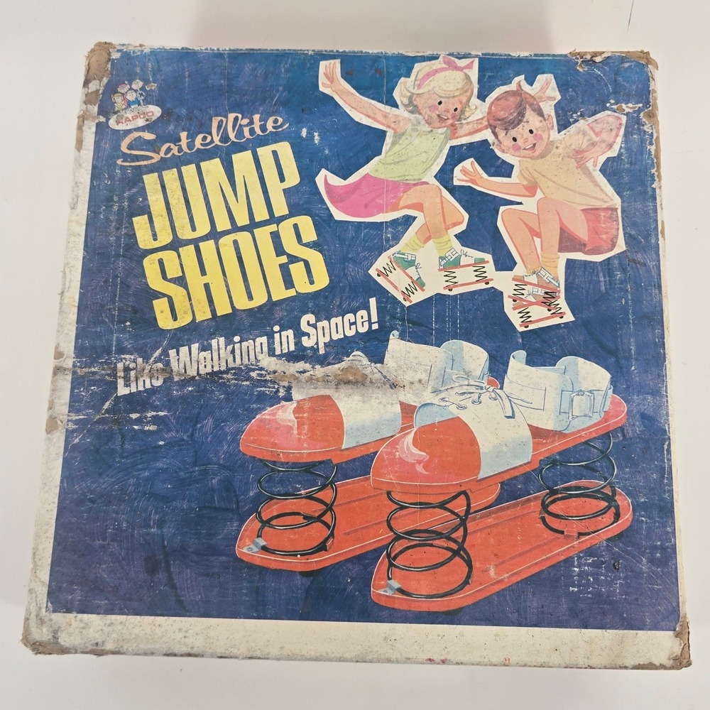 Rapco Satellite Jump Shoes "Back to the Future" Vintage Kids 6600 With Box